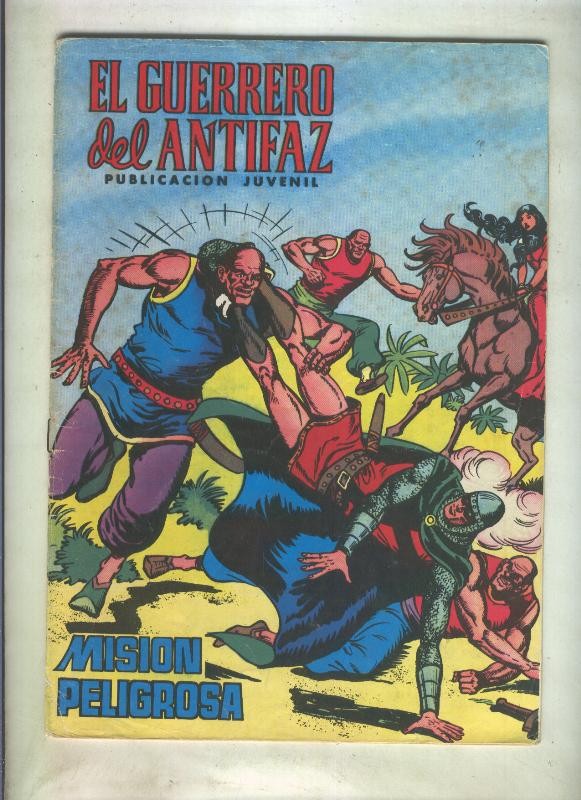 El Guerrero del Antifaz color numero 062: Mision peligrosa (numerado 4 en trasera)