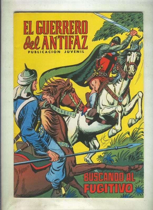 El Guerrero del Antifaz color numero 077: Buscando al fugitivo (numerado 2 en trasera)