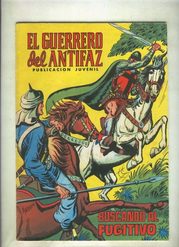 El Guerrero del Antifaz color numero 077: Buscando al fugitivo (numerado 4 en trasera)