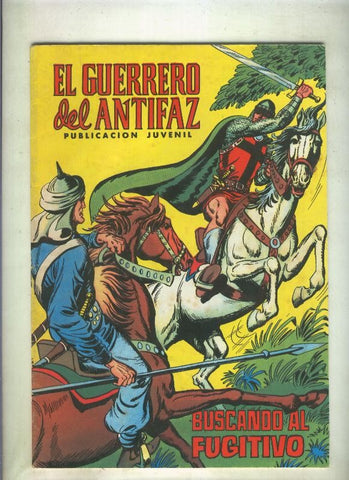 El Guerrero del Antifaz color numero 077: Buscando al fugitivo (numerado 4 en trasera)