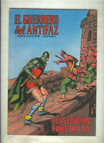 El Guerrero del Antifaz color numero 078: Persecucion frustrada (numerado 2 en trasera)