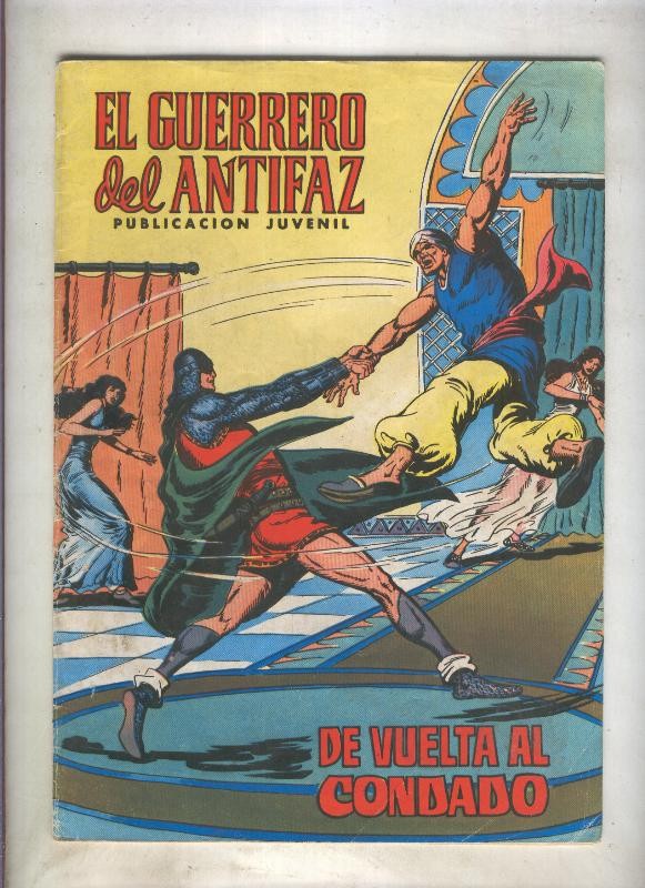 El Guerrero del Antifaz color numero 079: De vuelta al condado (numerado 4 en trasera)