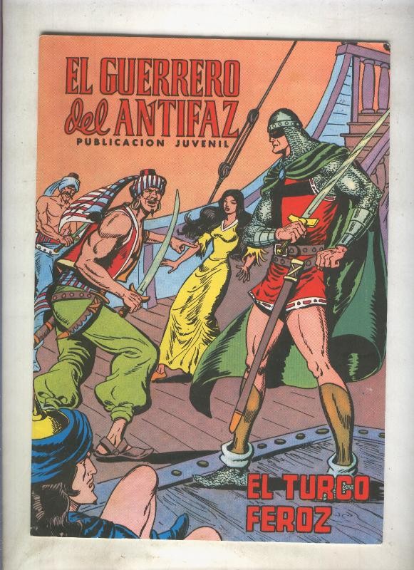 El Guerrero del Antifaz color numero 081: El turco feroz (numerado 1 en trasera)