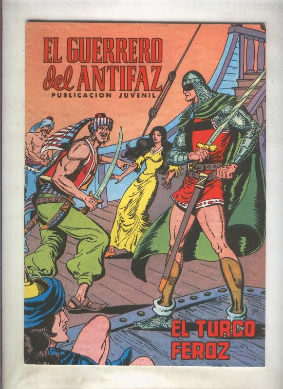 El Guerrero del Antifaz color numero 081: El turco feroz (numerado 2 en trasera)