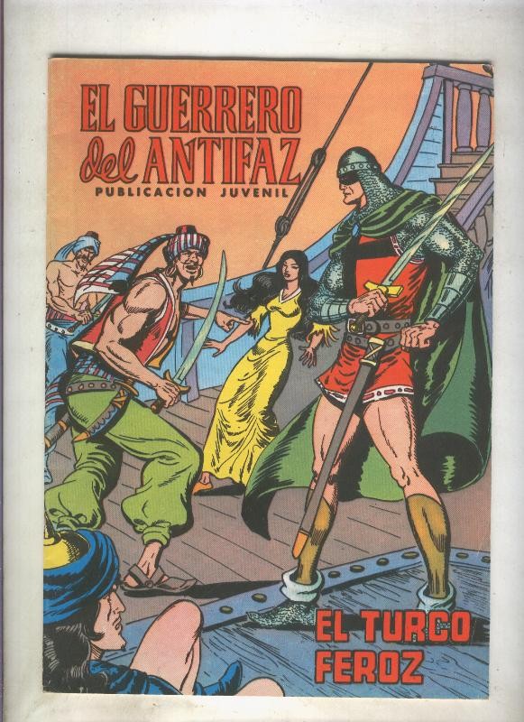 El Guerrero del Antifaz color numero 081: El turco feroz (numerado 3 en trasera)