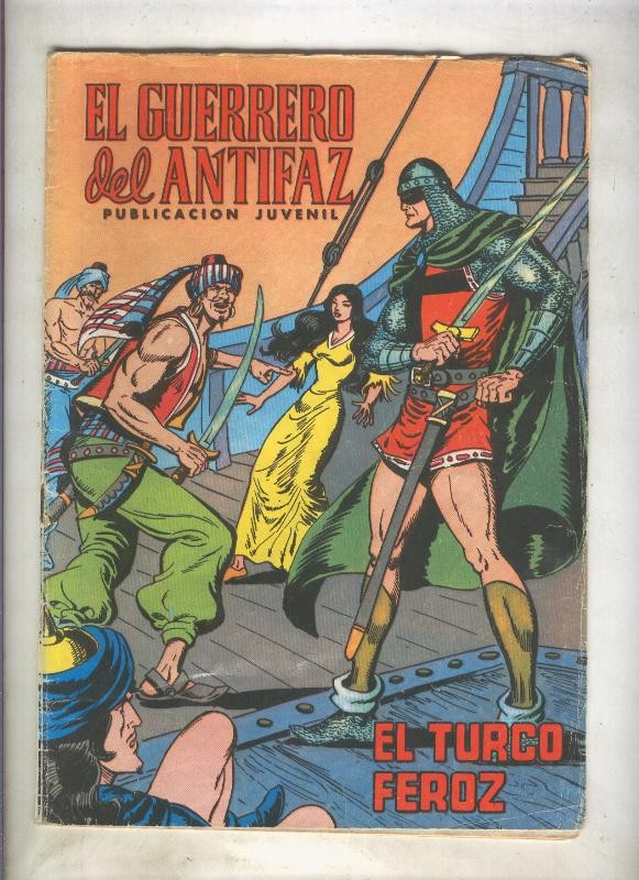 El Guerrero del Antifaz color numero 081: El turco feroz (numerado 5 en trasera)