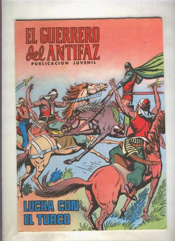 El Guerrero del Antifaz color numero 084: Lucha con el turco (numerado 1 en trasera)