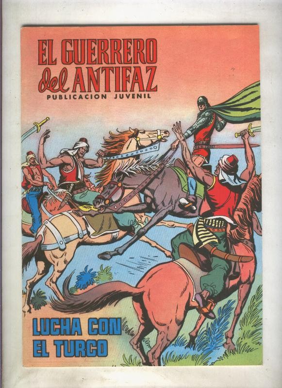 El Guerrero del Antifaz color numero 084: Lucha con el turco (numerado 2 en trasera)