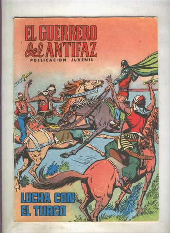 El Guerrero del Antifaz color numero 084: Lucha con el turco (numerado 3 en trasera)