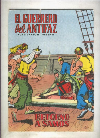 El Guerrero del Antifaz color numero 088: Retorno a Samos (numerado 1 en trasera)