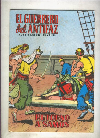 El Guerrero del Antifaz color numero 088: Retorno a Samos (numerado 3 en trasera)