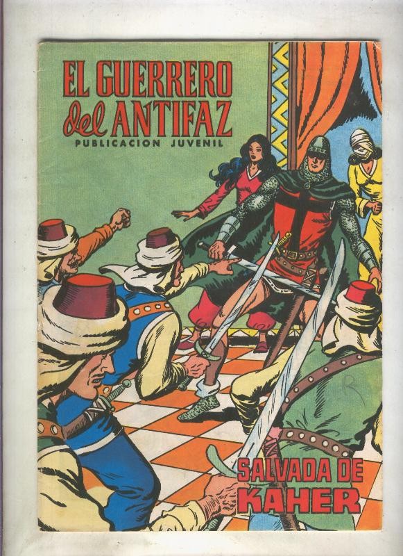 El Guerrero del Antifaz color numero 089: Salvada de Kaher (numerado 3 en trasera)