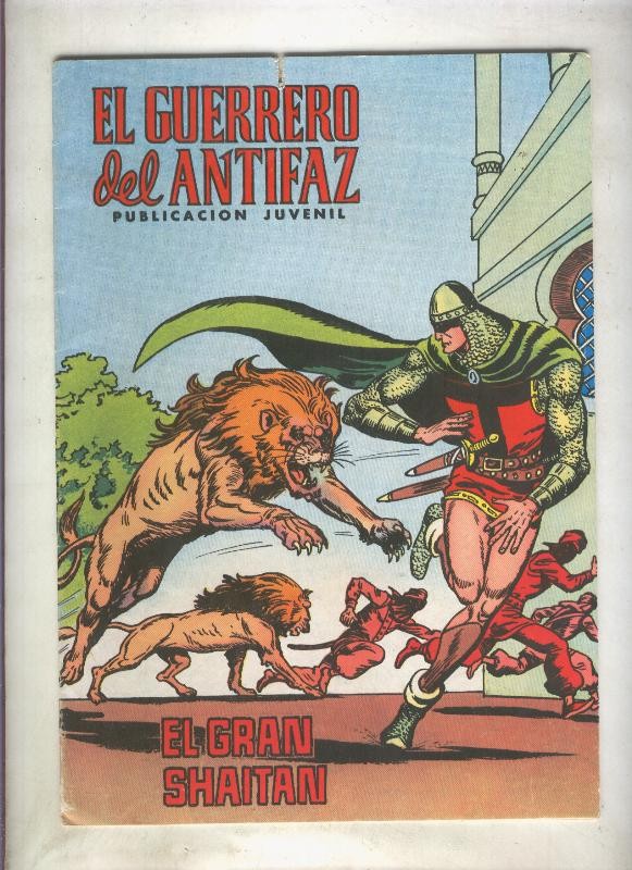 El Guerrero del Antifaz color numero 091: El gran Shaitan (numerado 4 en trasera)