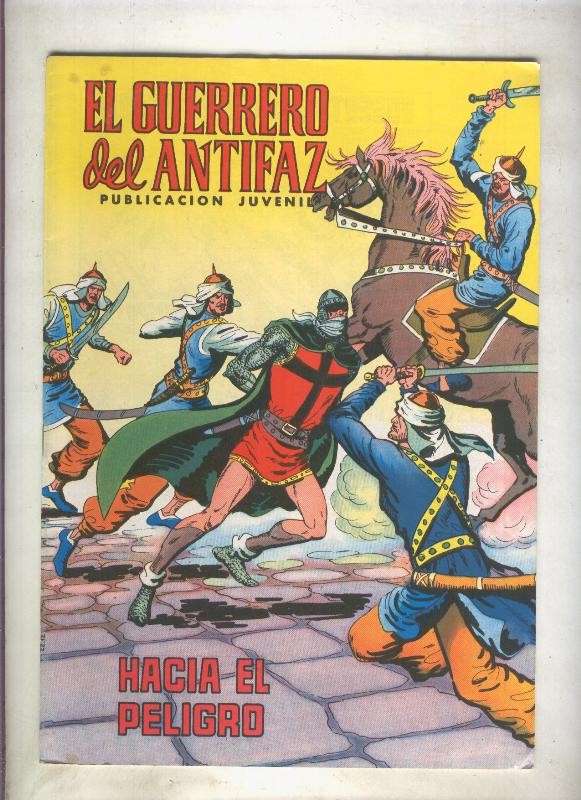 El Guerrero del Antifaz color numero 093: Hacia el peligro (numerado 2 en trasera)