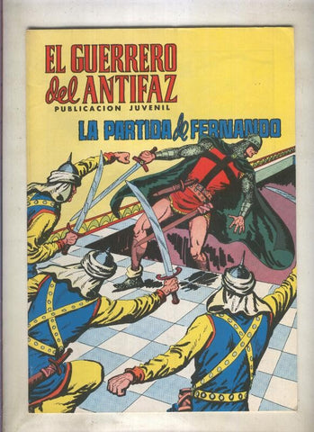 El Guerrero del Antifaz color numero 095: La partida de Fernando (numerado 4 en trasera)