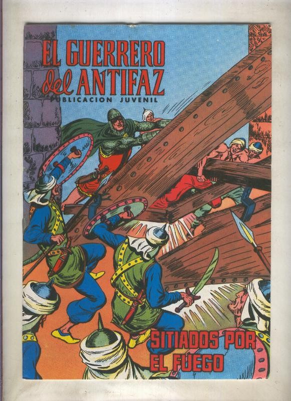 El Guerrero del Antifaz color numero 097: Sitiados por el fuego (numerado 2 en trasera)