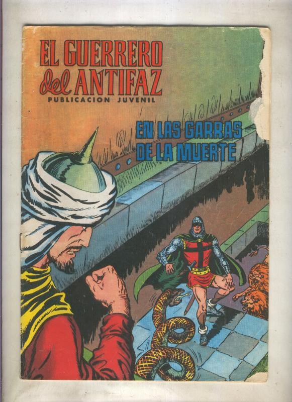 El Guerrero del Antifaz color numero 099: En las garras de la muerte (numerado 1 en trasera)