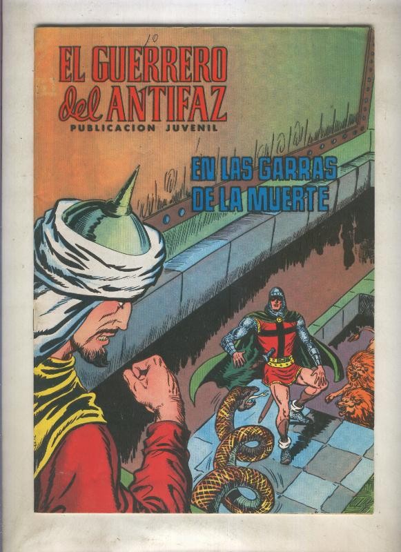 El Guerrero del Antifaz color numero 099: En las garras de la muerte (numerado 4 en trasera)