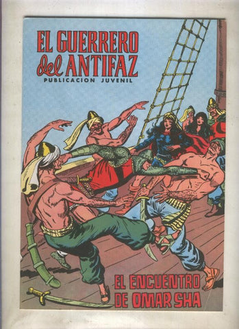 El Guerrero del Antifaz color numero 104: El encuentro de Omar Sha (numerado 2 en trasera)