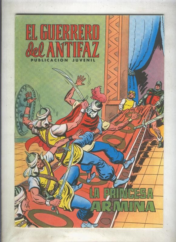 El Guerrero del Antifaz color numero 109: La princesa Armina (numerado 4 en trasera)