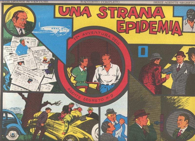 Agente Secreto X-9 aventura numero 17: Una strana epidemia