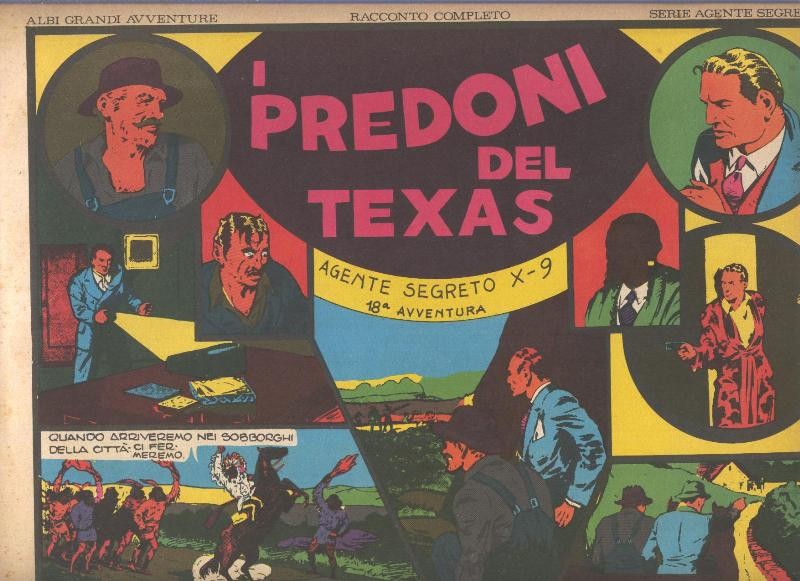Agente Secreto X-9 aventura numero 18: I predoni del Texas