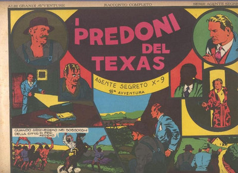 Agente Secreto X-9 aventura numero 18: I predoni del Texas