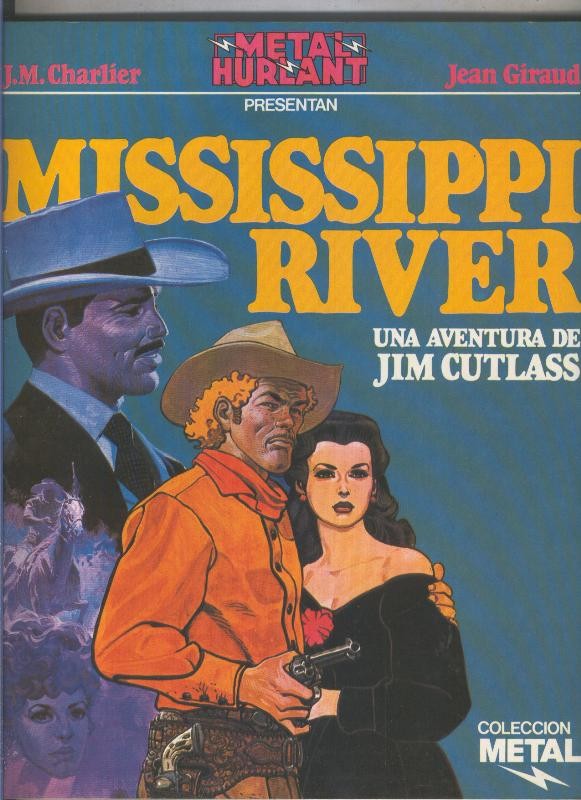 Metal numero 01: Jim Cutlas: Mississippi River (numerado 1 en interior cubierta)