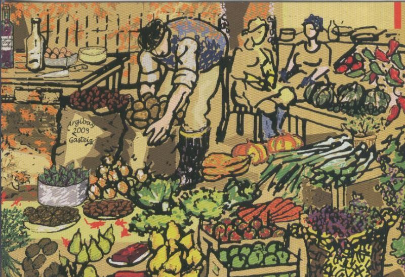 Postal 005709 : Publicitaria de alimentacion sana-Vitoria, ayuntamiento
