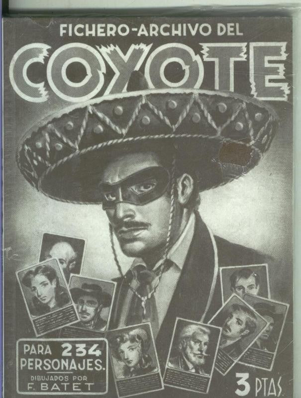 Album de Cromos: Fichero Archivo del Coyote (facsimil)