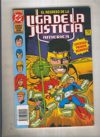 El regreso de la Liga de la Justicia America numero 01  