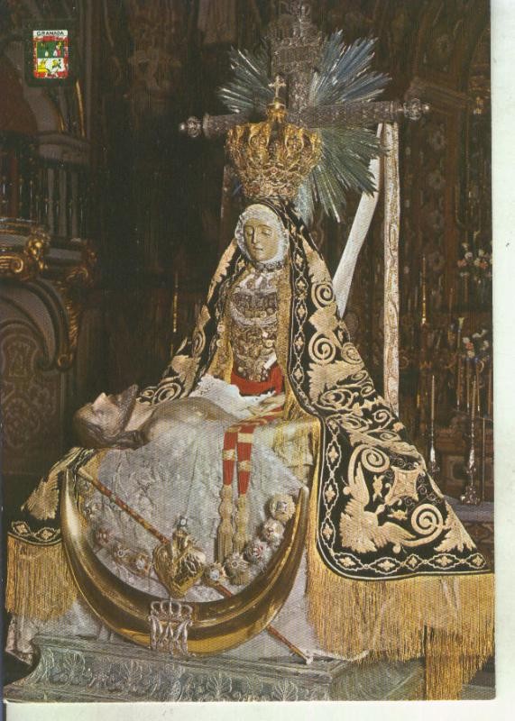 Postal 015207: Virgen Nuestra Señora de las Angustias, patrona de Granada