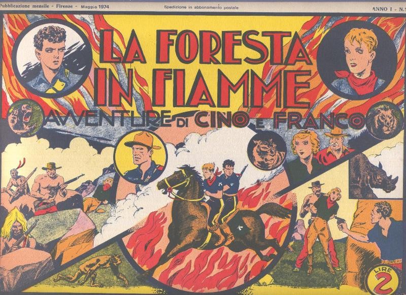 Gino e Franco volumen 13 (1974): La foresta in fiamme