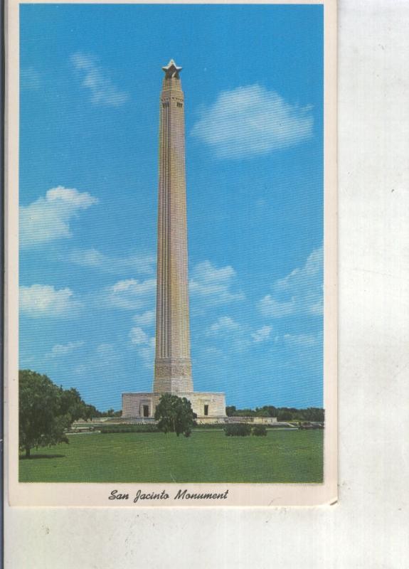 Postal 015213: Monumento a San Jacinto en Houston,Texas, USA