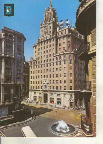 Postal 015215: Edificio de la Telefonica en Madrid
