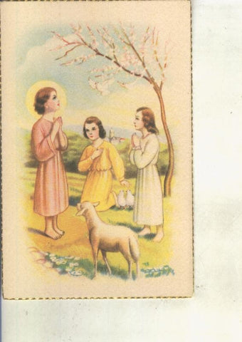 Postal 015226: Estampa de comunion