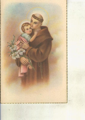 Postal 015227: Estampa de comunion