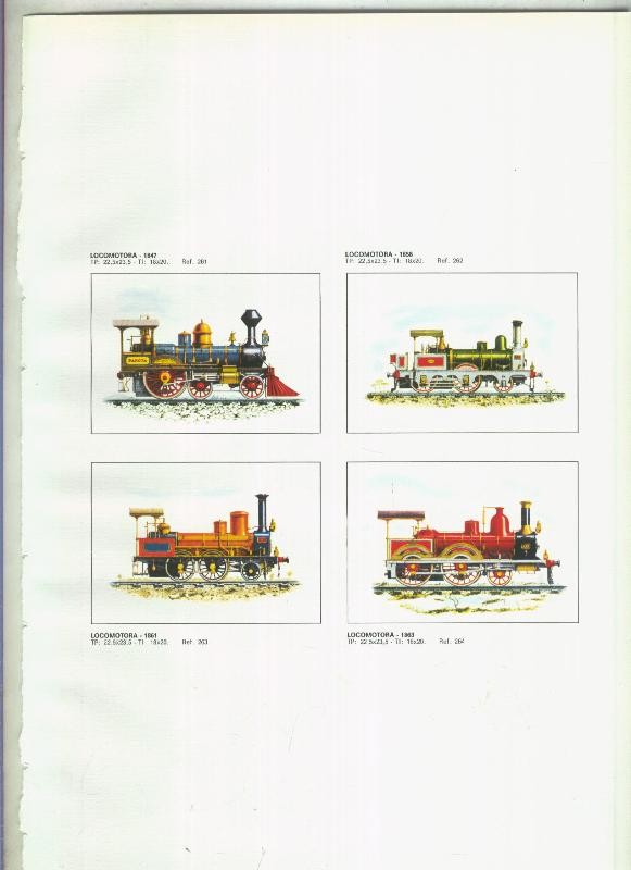 El Arte a su alcance lamina 24: Locomotoras