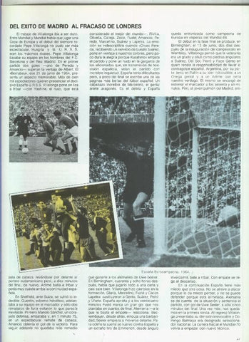 España 1982 lamina 36: Del exito de Madrid al fracaso de Londres