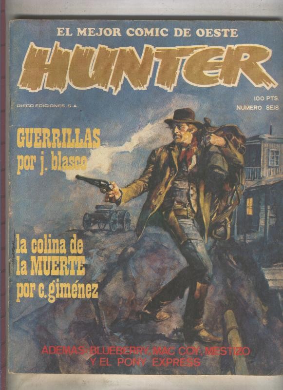 Hunter numero 06 (numerado 6 en trasera)
