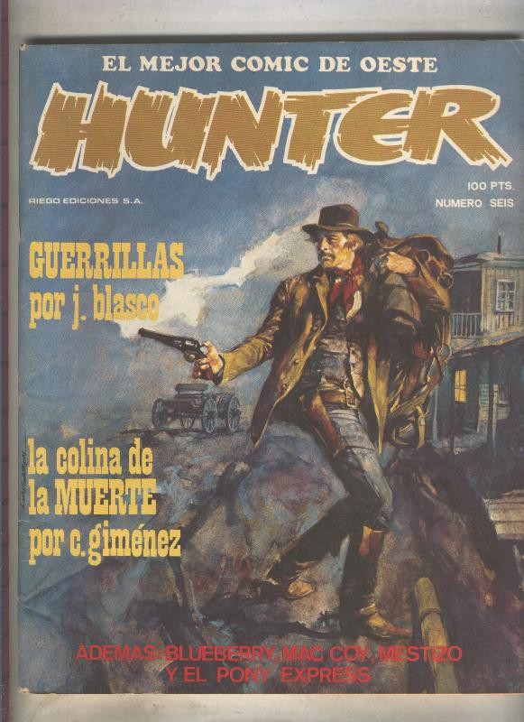 El mejor comic del Oeste Hunter numero 06 