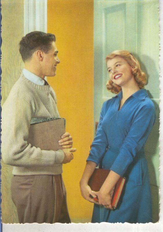 Postal 015273: Pareja enamorados
