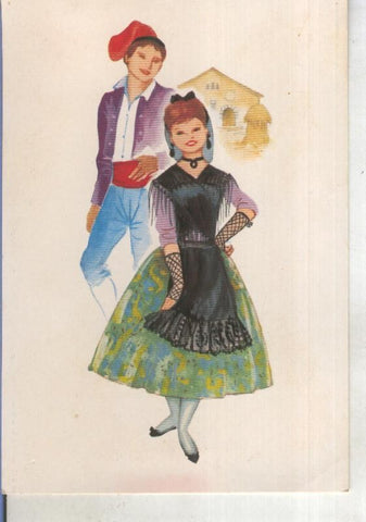 Postal 015294: Trajes regionales de catalunya