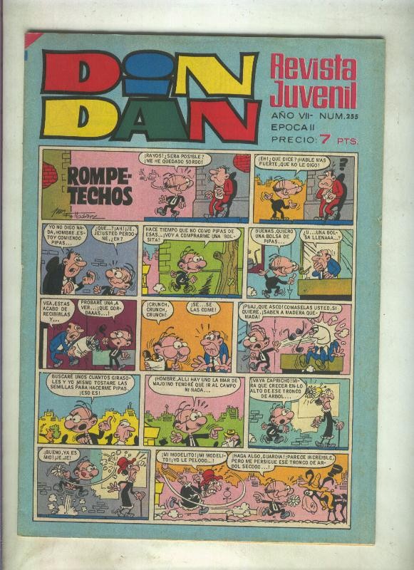 Din Dan numero 255: Michel Tanguy episodio 12: La escuela de las aguilas