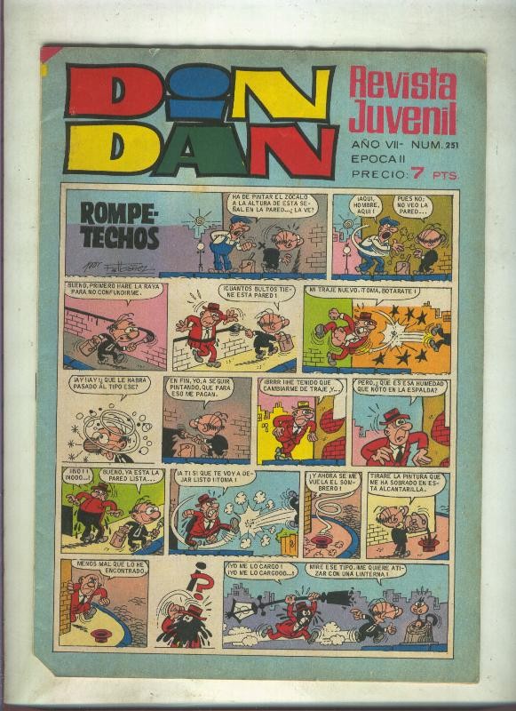 Din Dan numero 251: Michel Tanguy episodio 08: La escuela de las aguilas