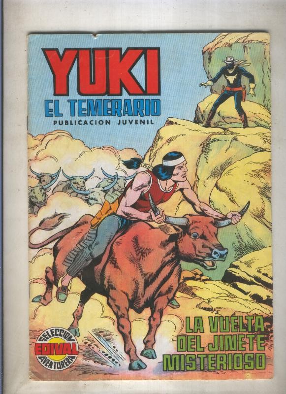 Yuki el Temerario vertical numero 14: La vuelta del jinete misterioso (numerado 1 en trasera)
