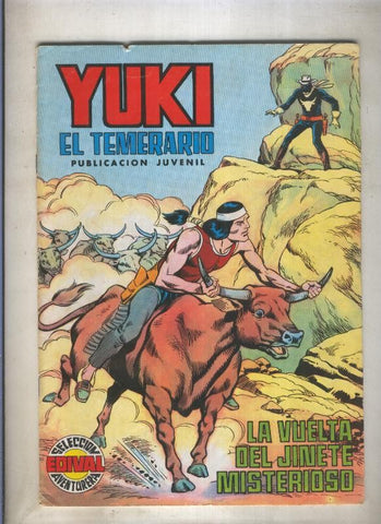Yuki el Temerario vertical numero 14: La vuelta del jinete misterioso (numerado 1 en trasera)