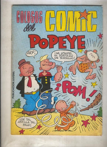 Colosos del comic: Popeye numero 09: El regreso de los gruñones (numerado 1 en trasera)