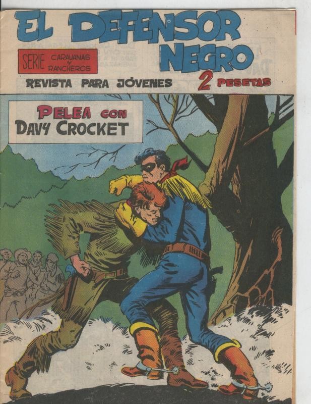 Maga: El Defensor Negro numero 10: Pelea con Davy Crocket