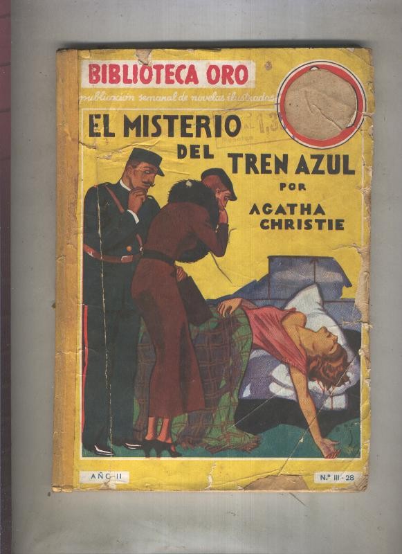 Biblioteca Oro de ? pts numero III 28: El misterio del tren azul